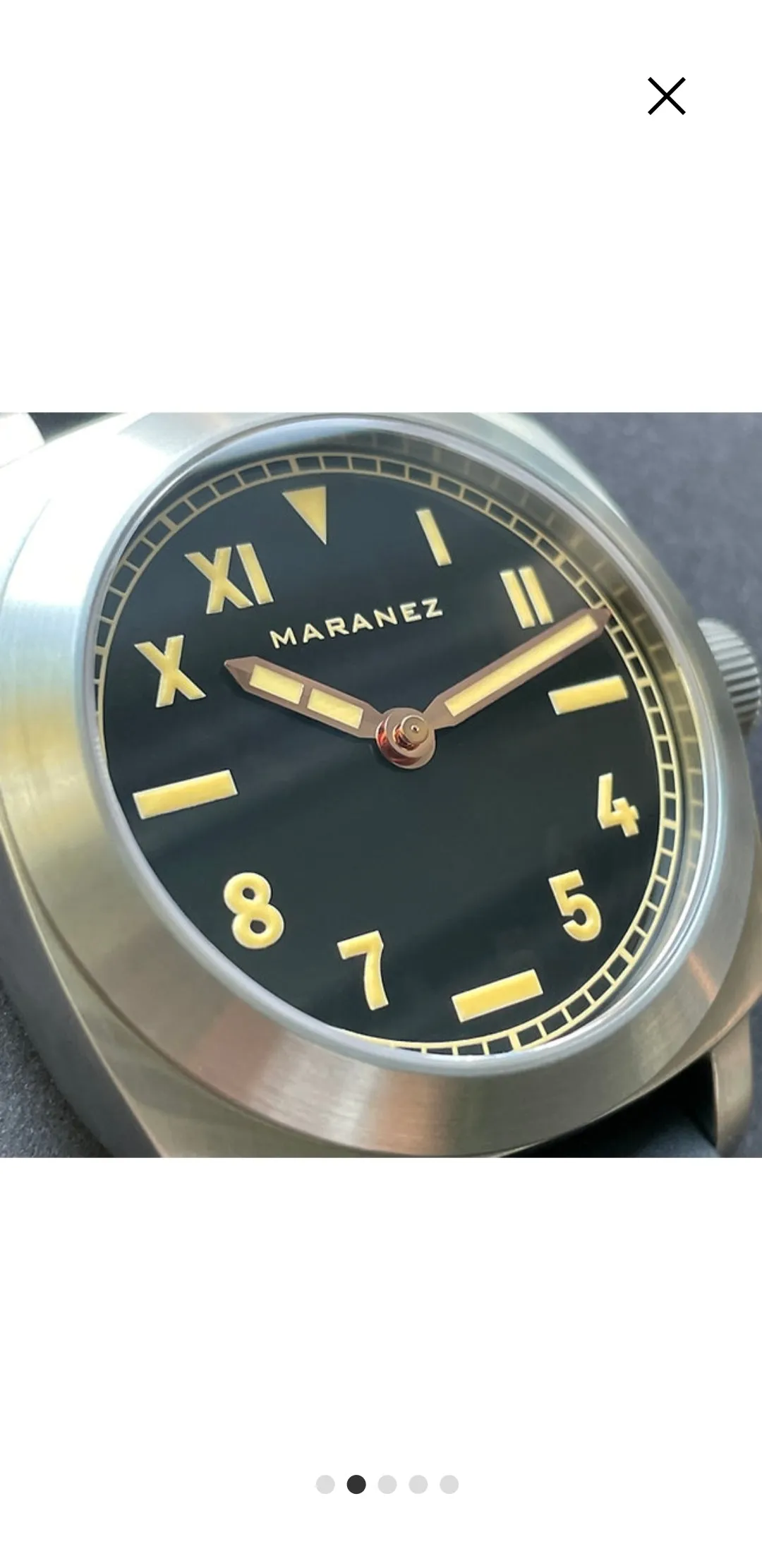 Maranez Layan Stainless Steel black Cali watch