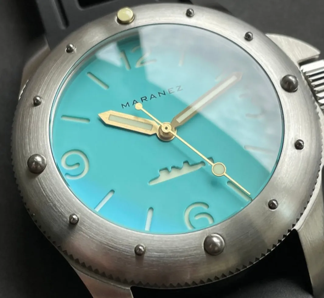 Maranez Rawai 45 Steel Watch Turquise