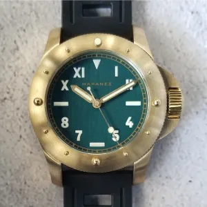 Maranez Rawai Brass Cali dial teal