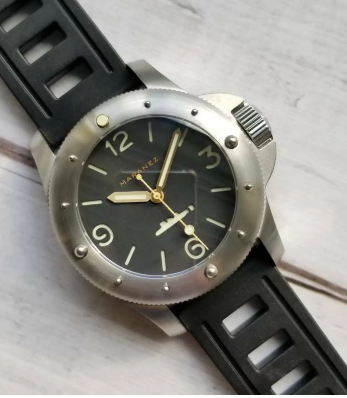 Maranez Rawai Steel Watch Black