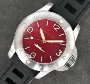 Maranez Rawai Steel Watch Red