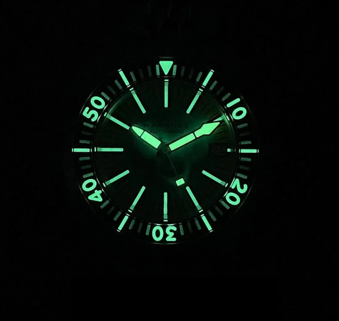 Maranez Samui Steel Automatic Watch Tourqose Yellow