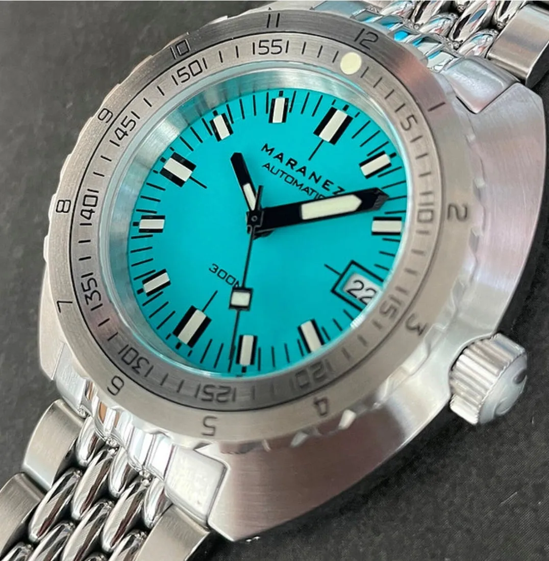 Maranez Samui Steel Automatic Watch Turquoise