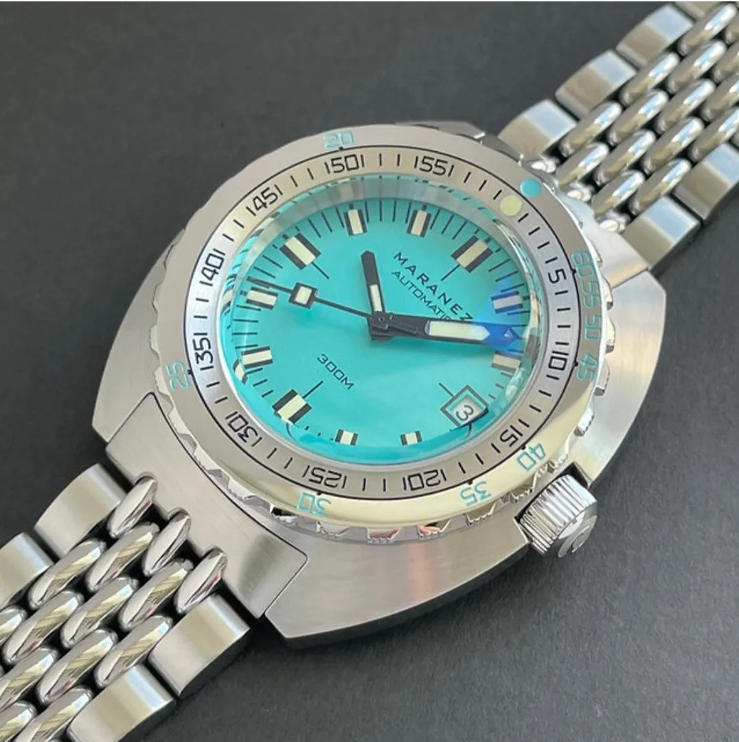 Maranez Vintage Samui Steel Automatic Watch Turquoise