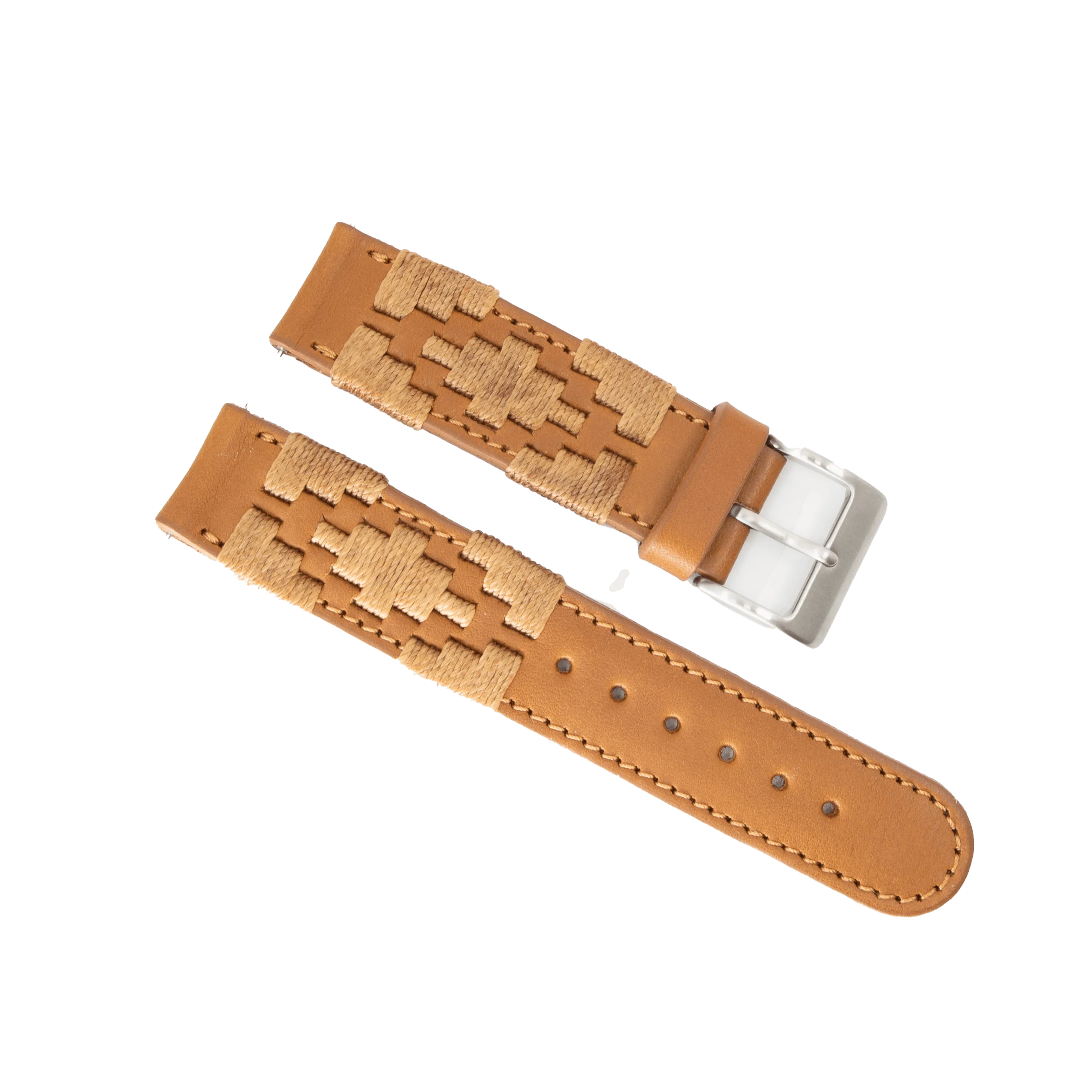 Marrón Quick Release Watch Band - 20mm
