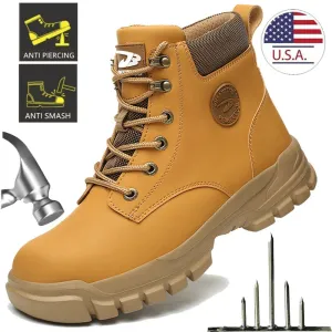 Men Safety Boots Waterproof Work Safety Shoes