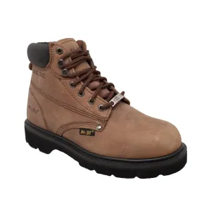 Men's 6" Brown Steel Toe Work Boot - 1981
