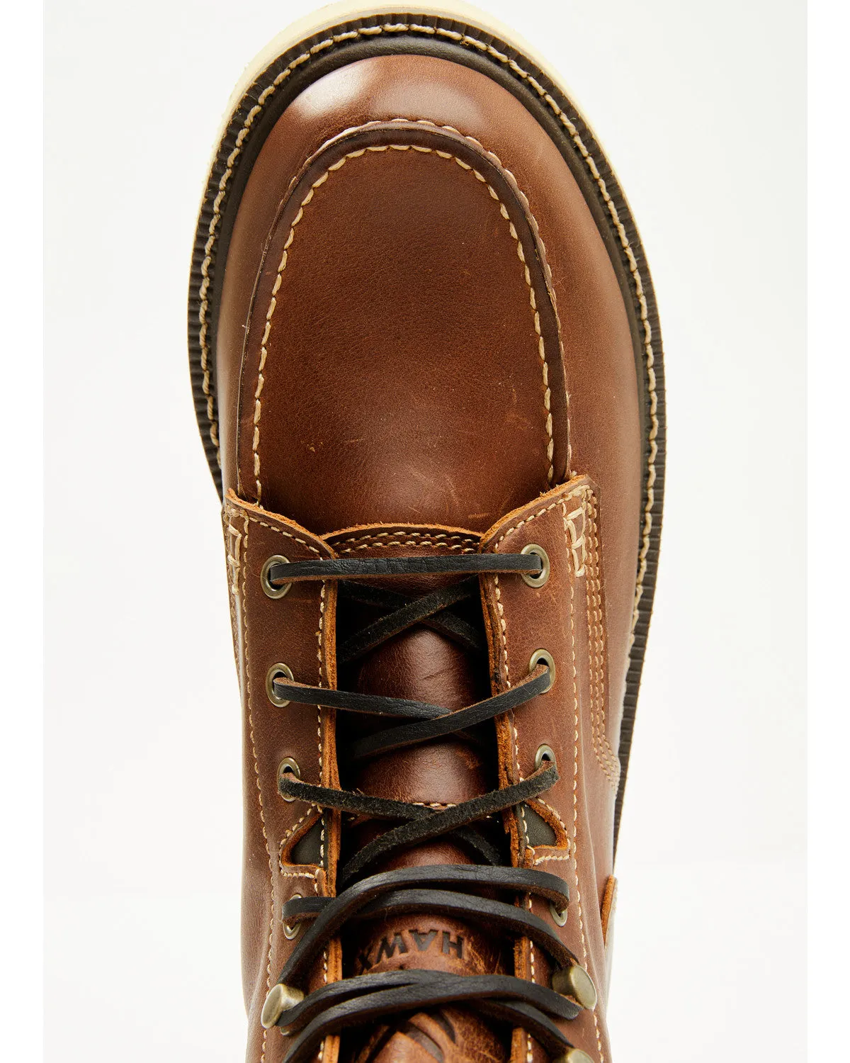 Men's 6" Lace-Up Moc Work Boots - Soft Toe