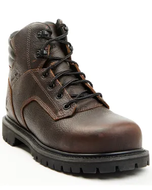Men's 6" Lace-Up Work Boots - Steel Toe