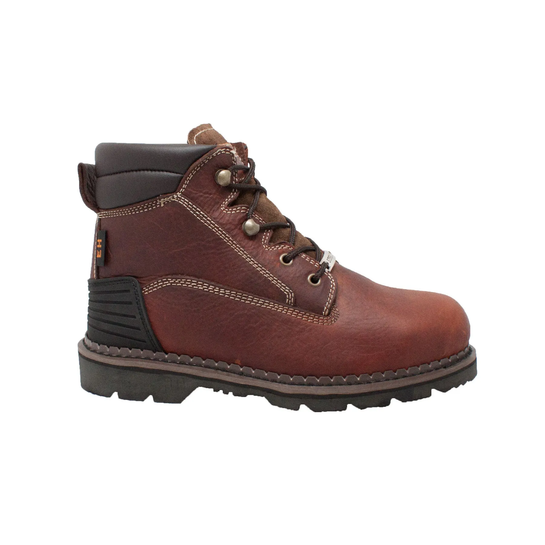 Men's 6" Steel Toe Work Boot Brown - 9400