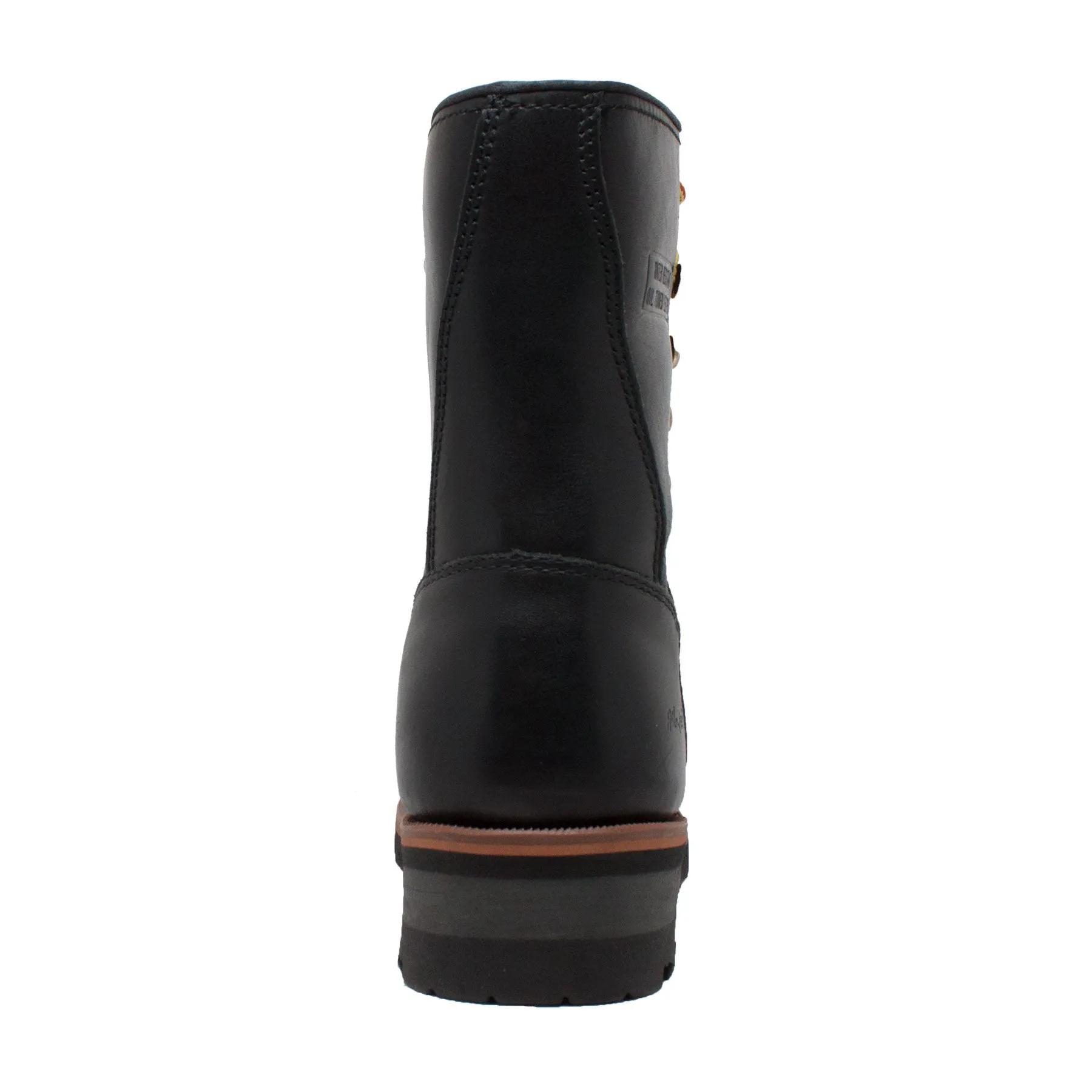 Men's 9" Steel Toe Logger Black - 1428