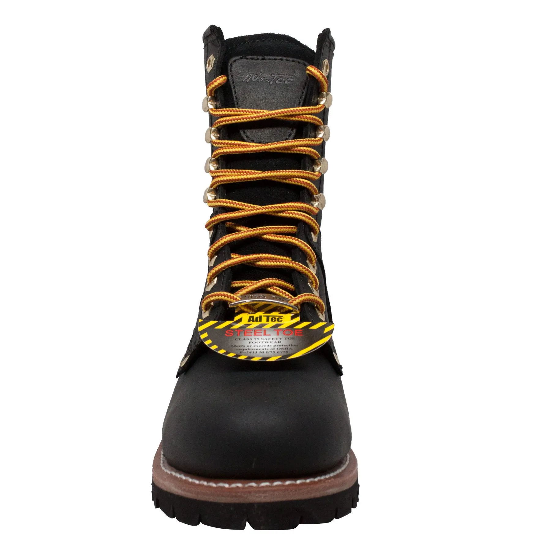 Men's 9" Steel Toe Logger Black - 1428