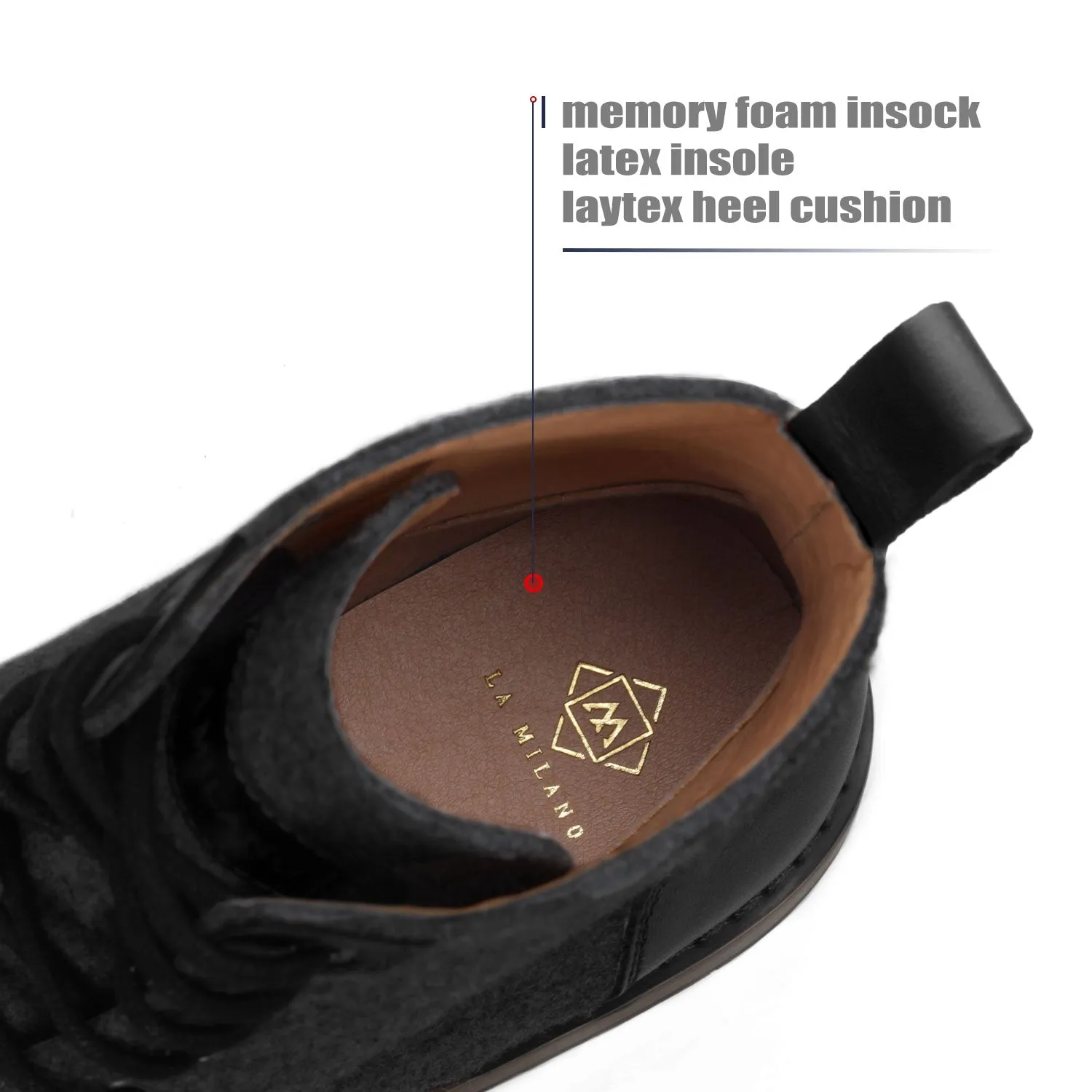 Mens Genuine Leather Boots Cosy-1-blackblack
