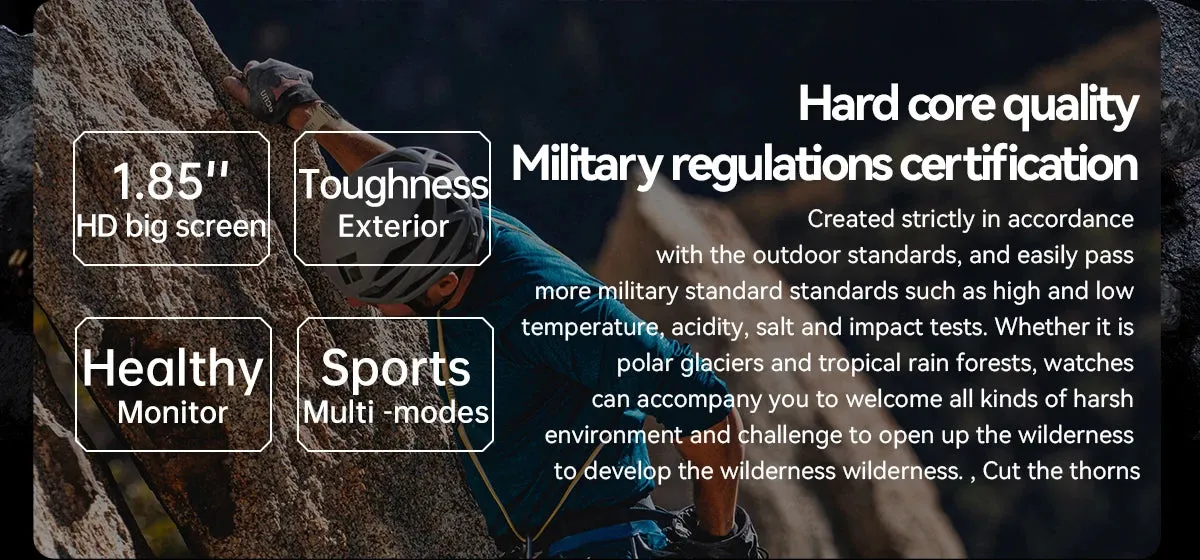 Men's Smart Watch Military Grade Health Monitor AI Voice Bluetooth Call Fitness Waterproof Sports Smartwatch for IOS & Android Phones Great Gift