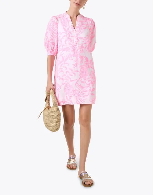 Mialeigh Pink Floral Print Dress