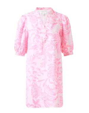 Mialeigh Pink Floral Print Dress