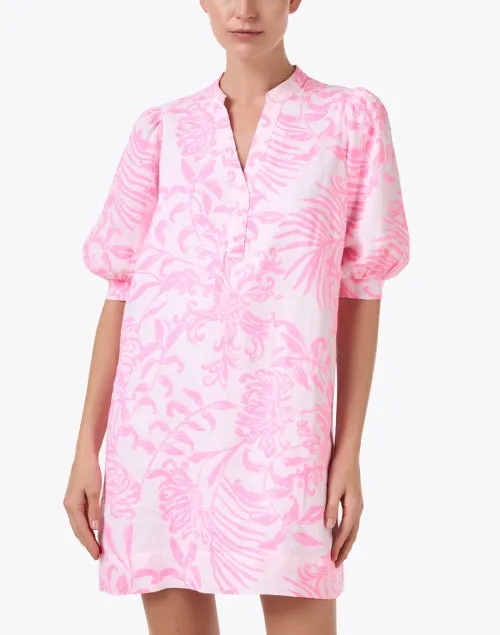 Mialeigh Pink Floral Print Dress