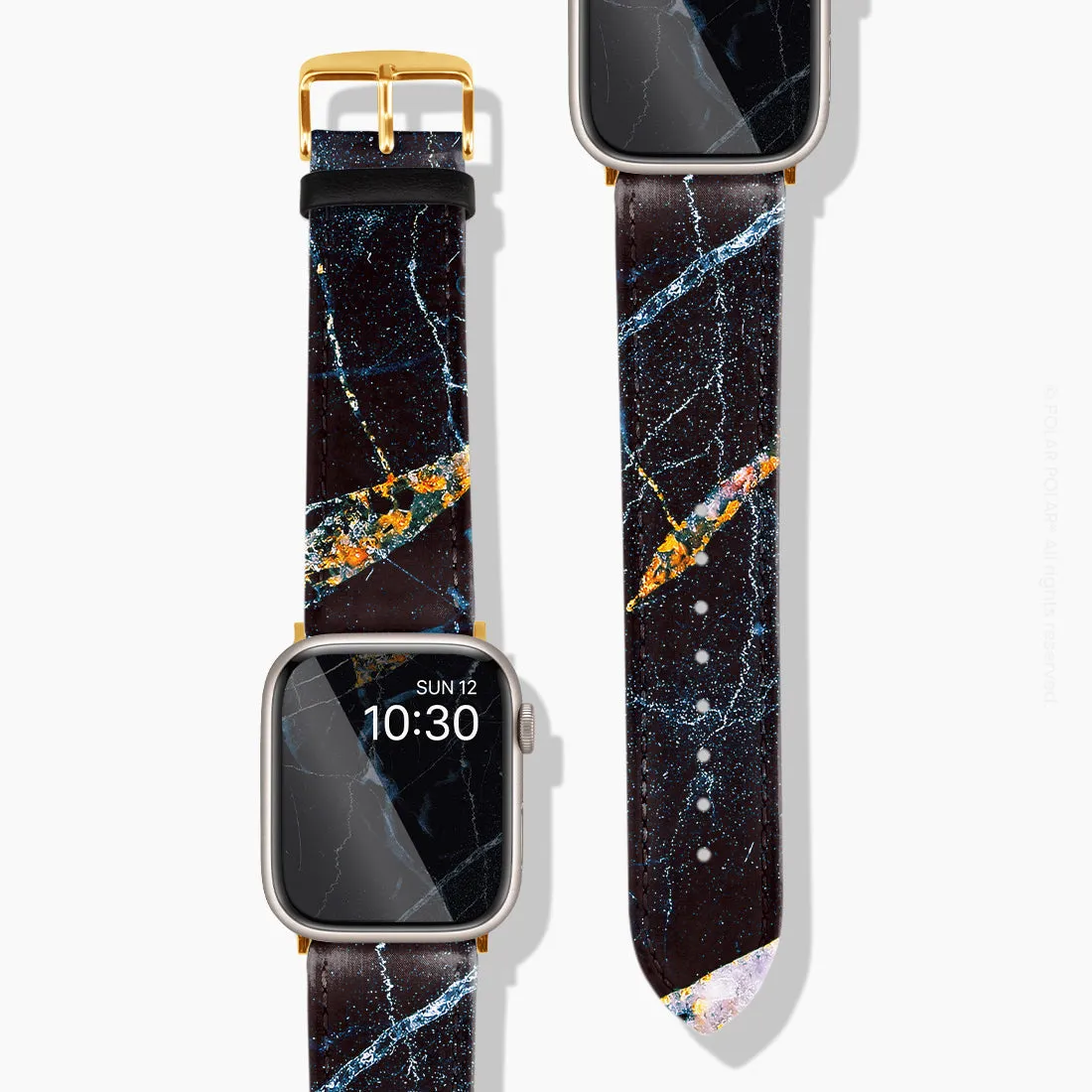 Midnight Marble - Apple Watch Band