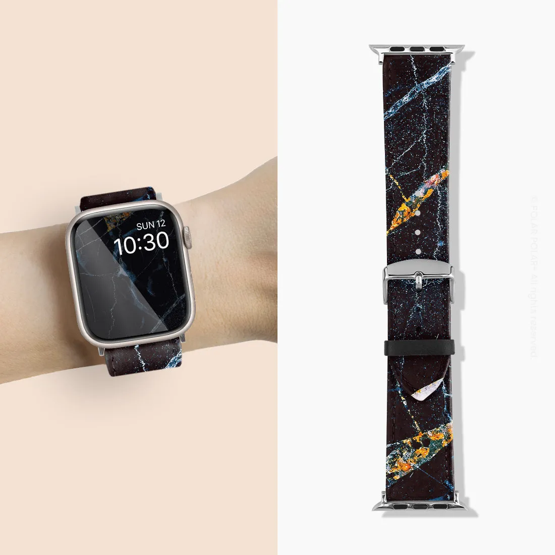 Midnight Marble - Apple Watch Band