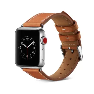 Milan Leather Apple Watch Band (Tan)