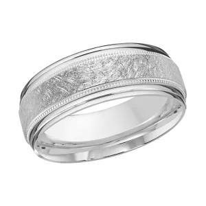 Milgrain Detailed Men's Wedding Band