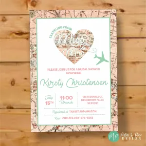 Miss to Mrs Bridal Shower Invite