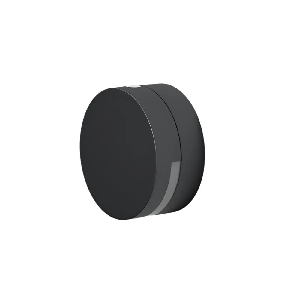 Modern Round Outdoor Wall Light – IP65 Waterproof Metal & Glass Design