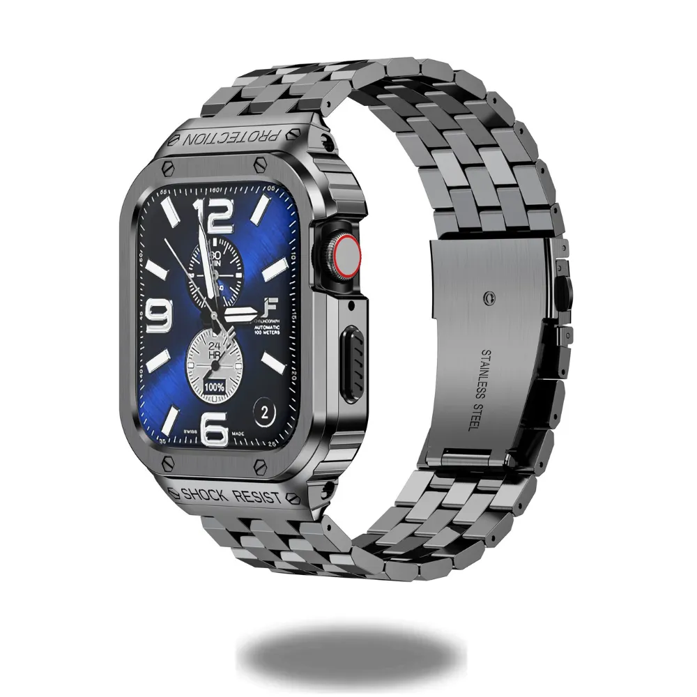 Modern Stainless Steel Case   Strap