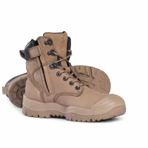 Mongrel Boot High Leg ZipSider Boot w/Scuff Cap Vibram Sole