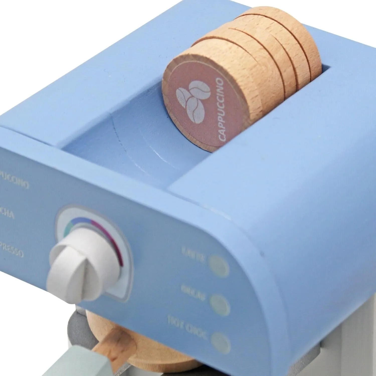 Montessori Wooden Coffee Machine | Barista Set with Accessories | Role Play | 36m 