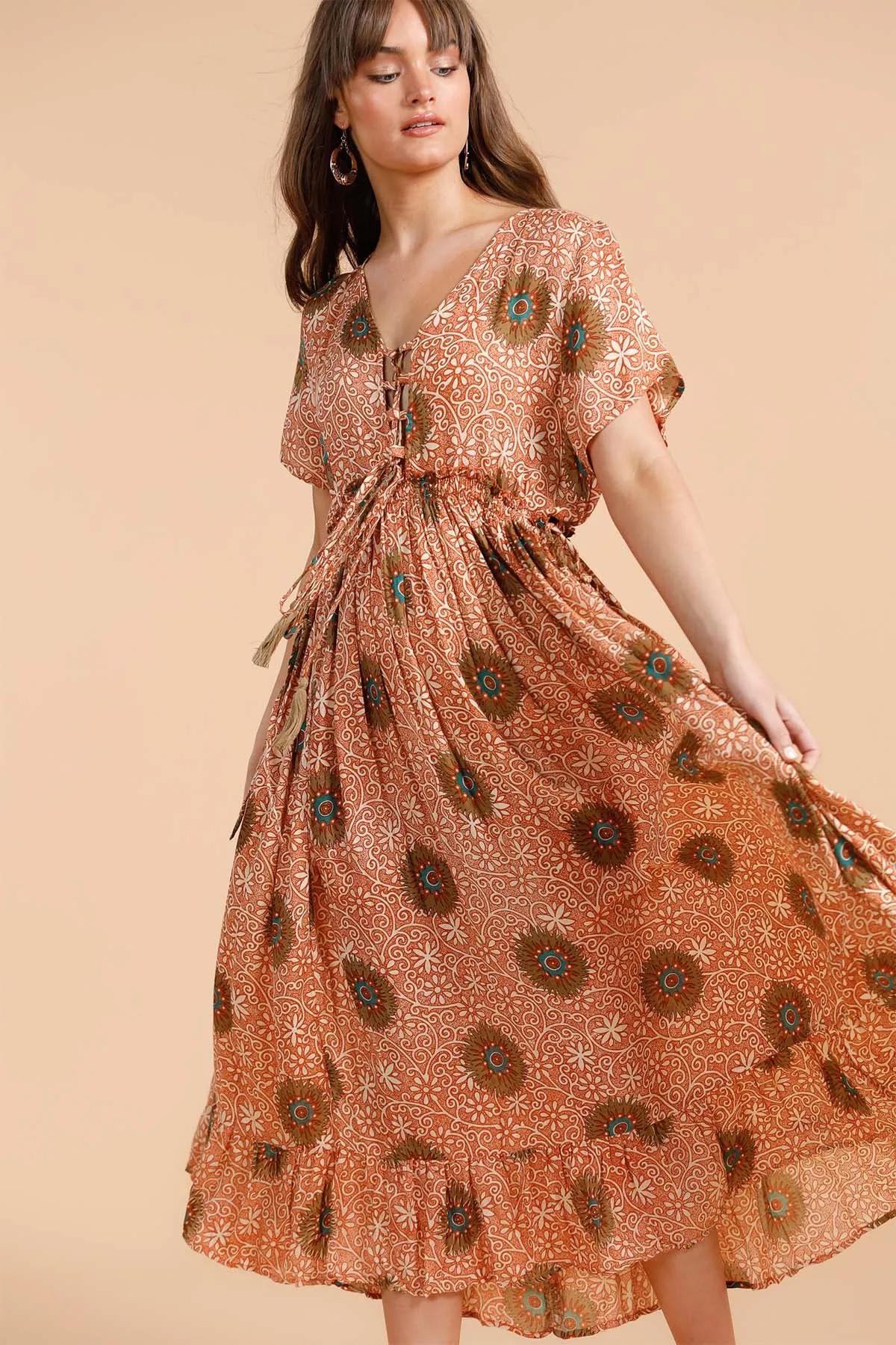 Moonbeam Dress - Cactus Flower