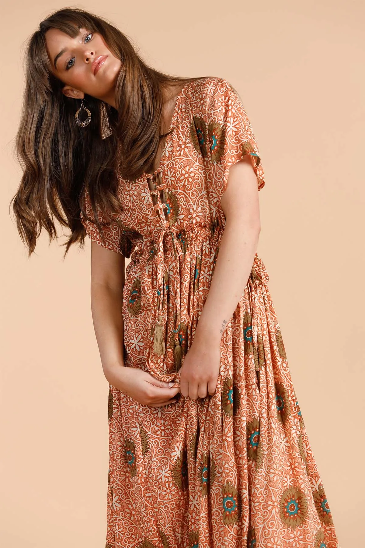 Moonbeam Dress - Cactus Flower