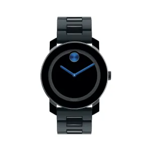 Movado Bold Men's Watch Black Tone Case Quartz