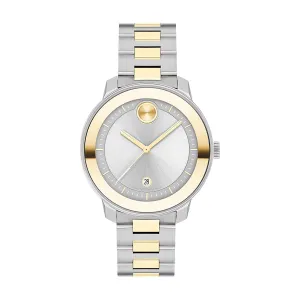Movado Bold Women's Watch Gold & Silver Tone Case Quartz