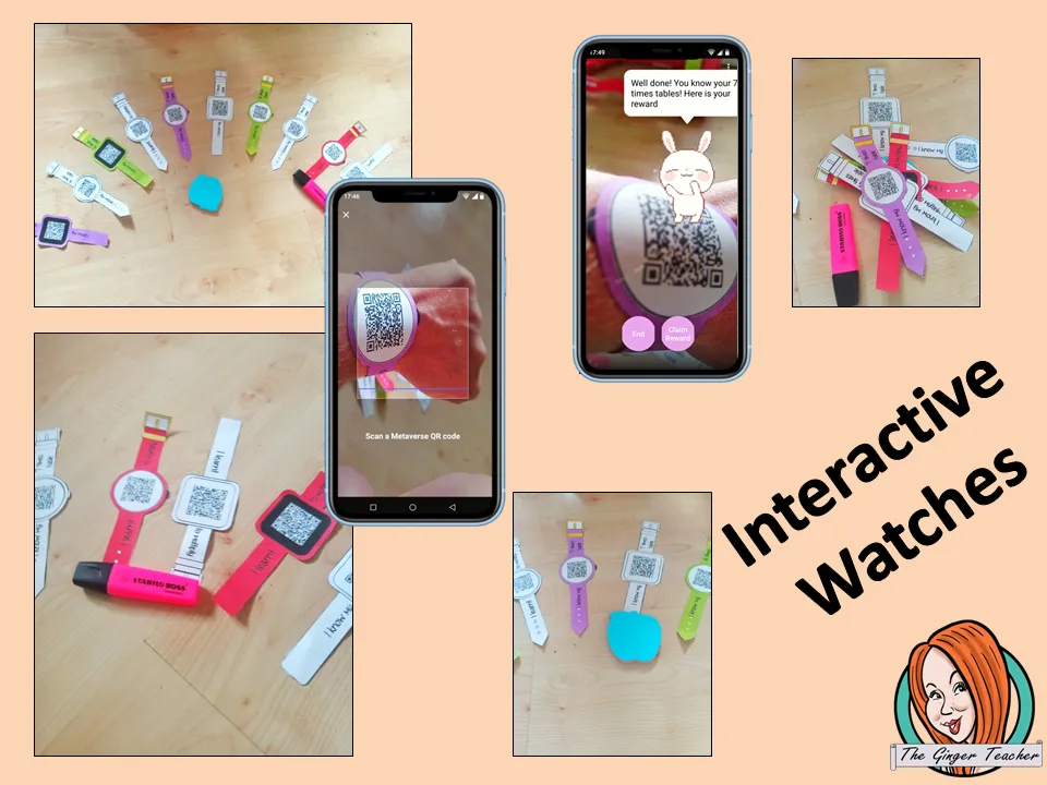 Multiplication Interactive Reward Watches