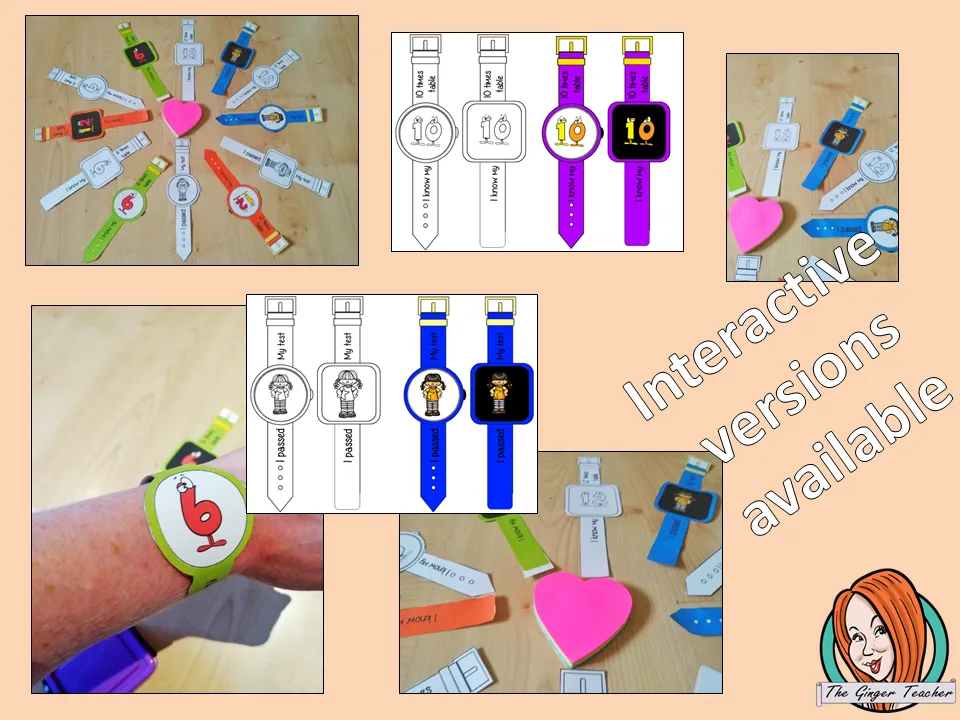 Multiplication Reward Watches