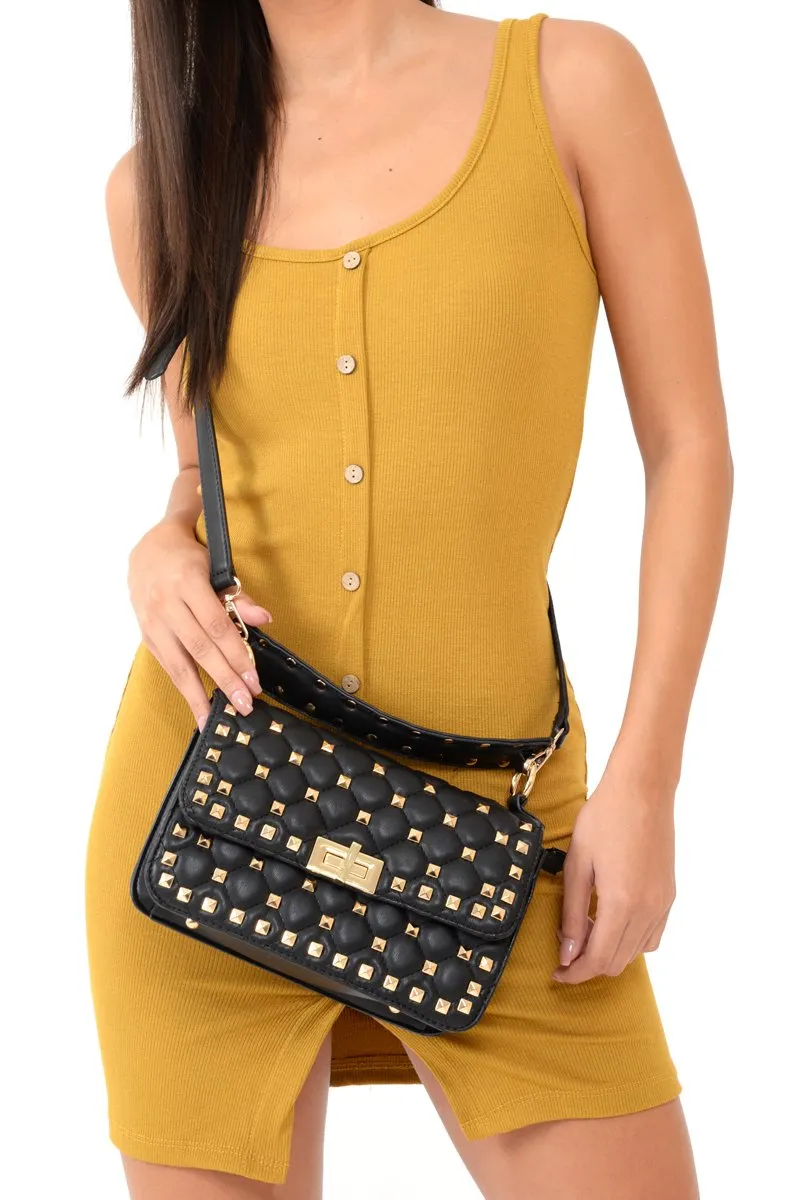 Mustard Button Front Ribbed Bodycon Dress - Oliviana