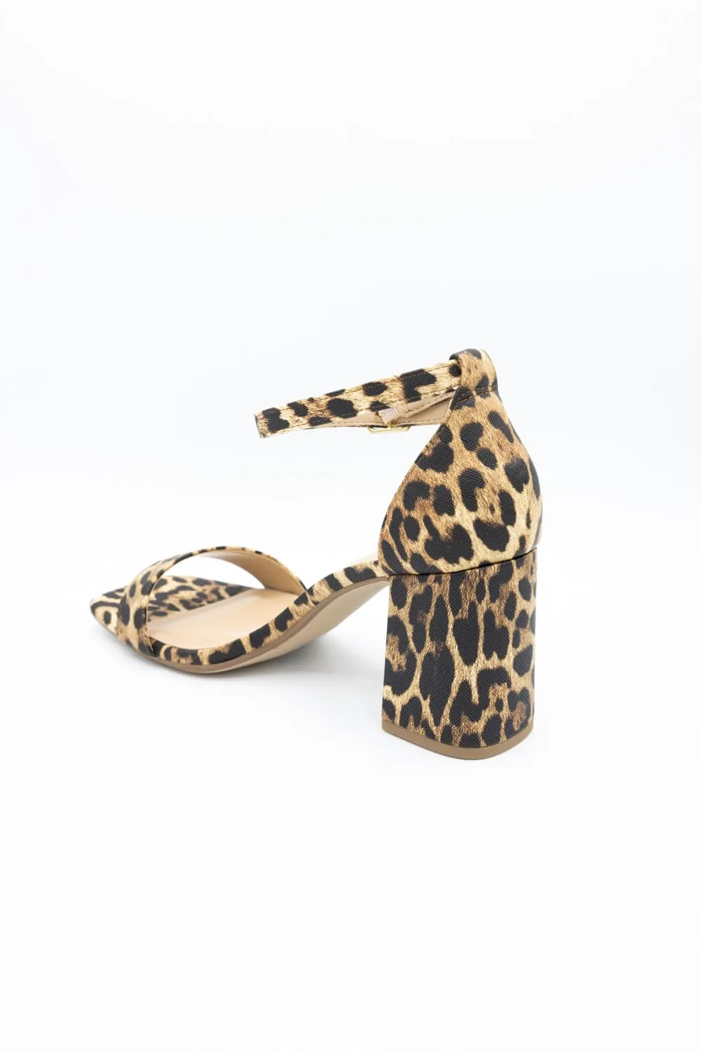 My Delicious Larch Block Heels for Women in Leopard | LARCH-S LEOPARD