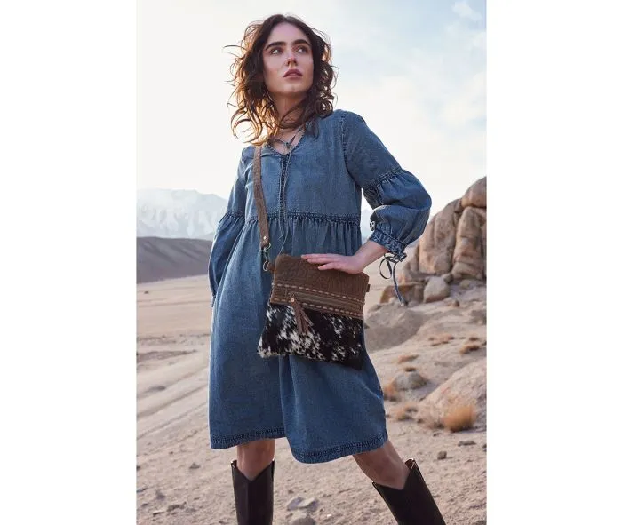 Myra Bag Diaz Canvas And Hairon Bag