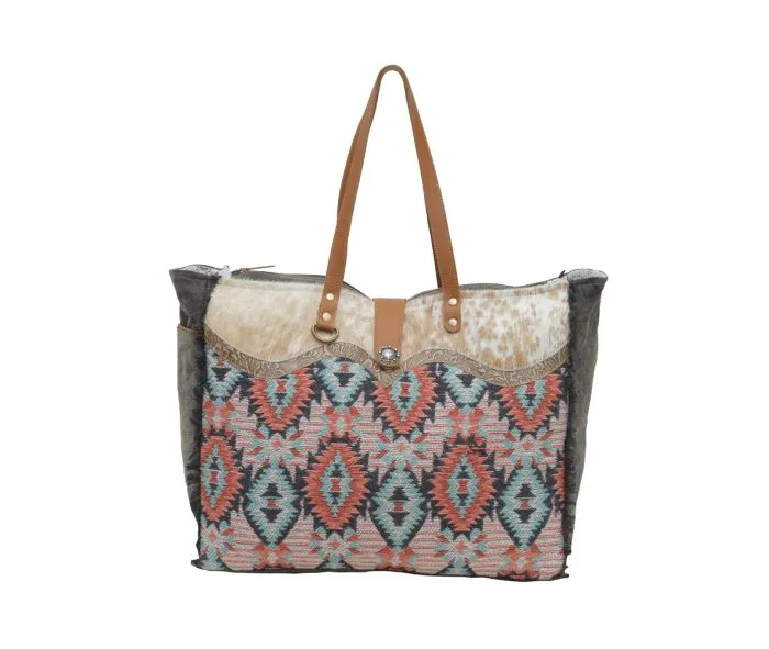 Myra Bag Rose Teal Weekender Bag