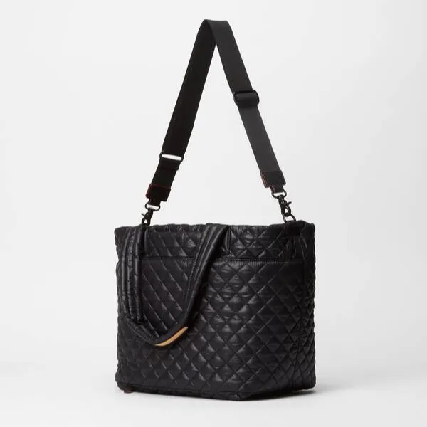 MZ Wallace Medium Metro Deluxe Tote in Black
