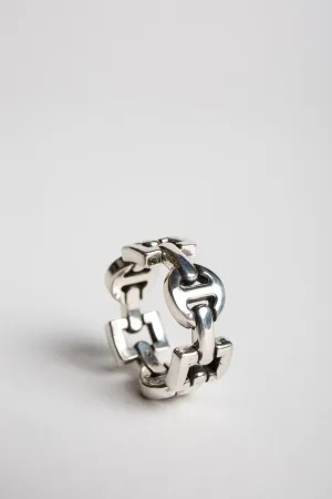 NAHMIAS | STERLING SILVER CLASSIC TRI-LINK RING