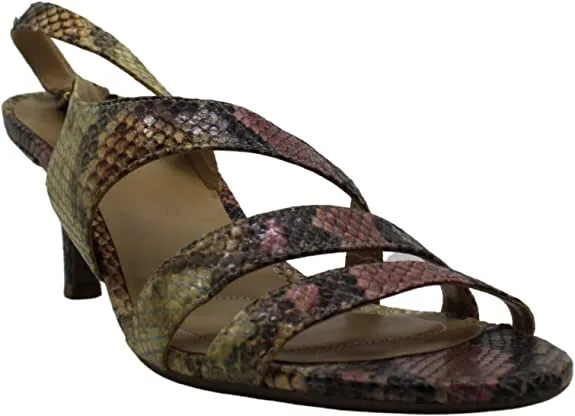 Naturalizer Womens Taimi Fabric Open Toe Slingback Classic, Multicolor, Size 5.0