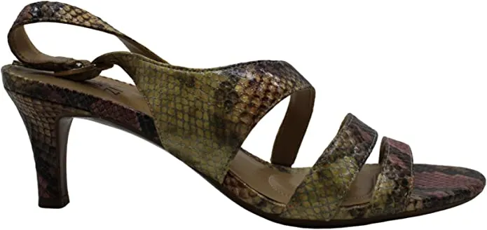 Naturalizer Womens Taimi Fabric Open Toe Slingback Classic, Multicolor, Size 5.0