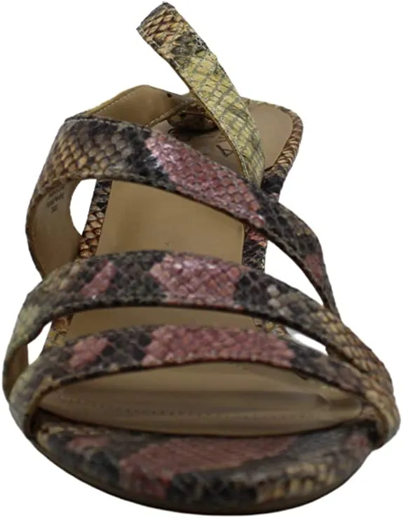 Naturalizer Womens Taimi Fabric Open Toe Slingback Classic, Multicolor, Size 5.0
