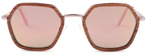 Nero / Metal x Wood Sunglasses / Polarized Lenses