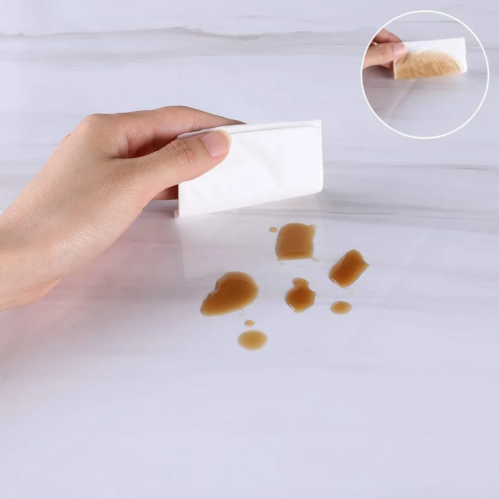 NEW Oxdigi White Marble Contact Paper 24 x 196 inches Decorative for Countertops Cabinets Shelf Liners Doors Self-Adhesive Film Peel & Stick Waterproof Removable Wallpaper