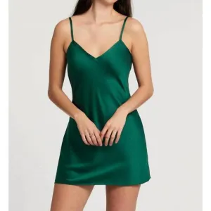 NEW RYA COLLECTION fresh chemise in emerald green