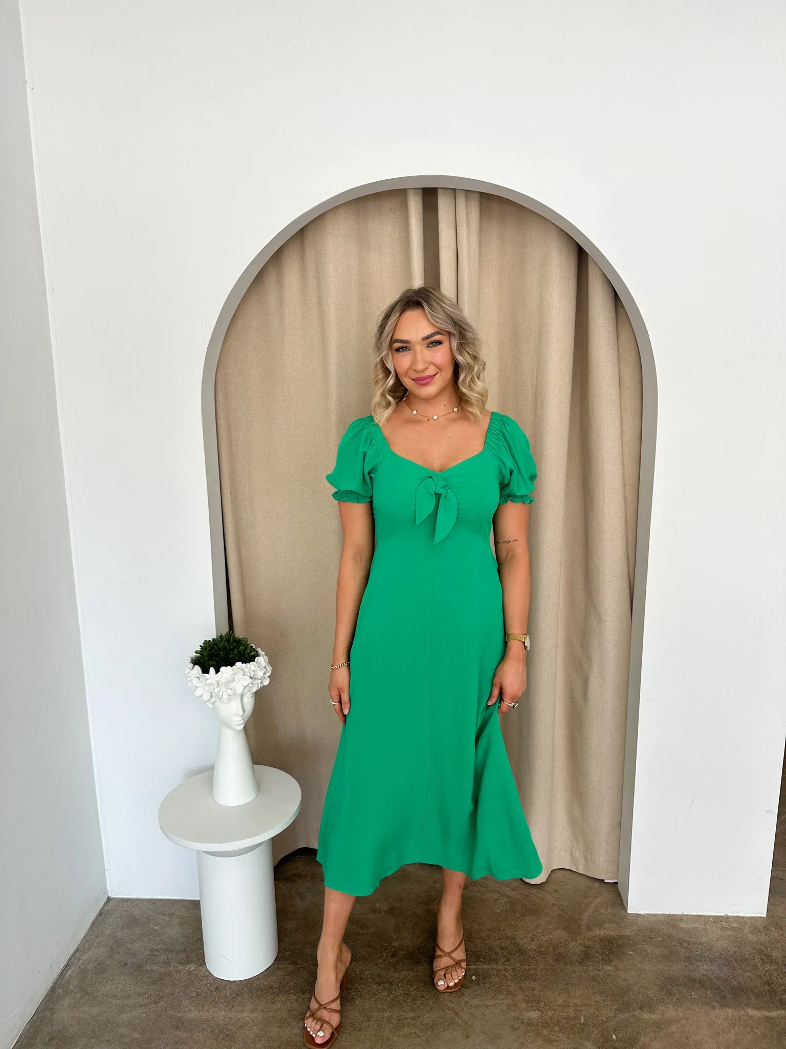 Nicci Dress -Green