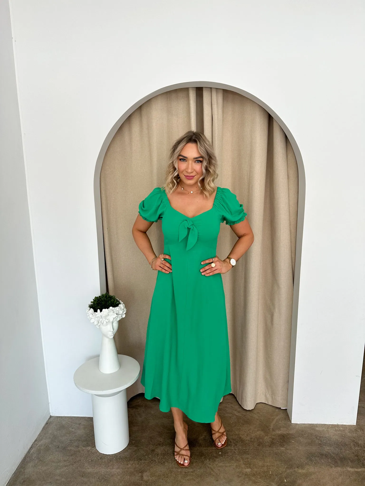 Nicci Dress -Green